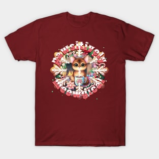 Meowy Catmus Wreath Pawsitively Meowgical 5A1 T-Shirt